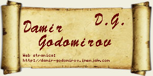 Damir Godomirov vizit kartica